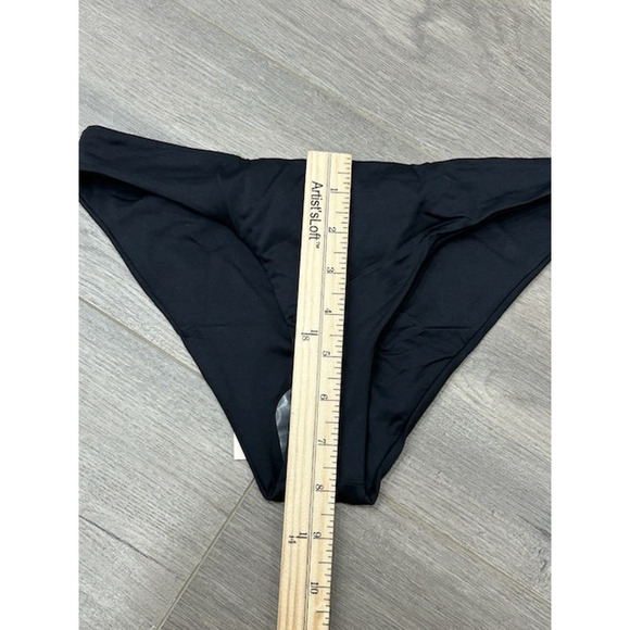 Eberjey Womens So Solid Annia Bikini Bottom Classic Cut Pull-On Black Sz XS NWT - Picture 9 of 9